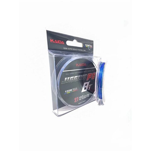 фото Плетеная леска kaida jigging pe 8x 150м 1 11кг