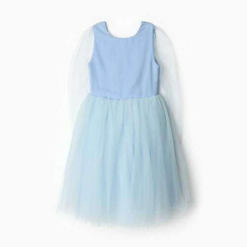 фото Платье minaku, нарядное, размер 104, голубой