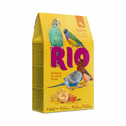 RIO Яичный корм для волнистых попугайчиков и других мелких птиц, 250 г