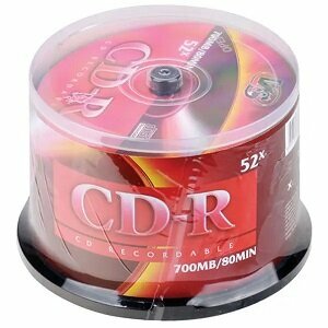 Диск CD-R VS 700 Mb, 52x, Cake Box (50), (50/200)