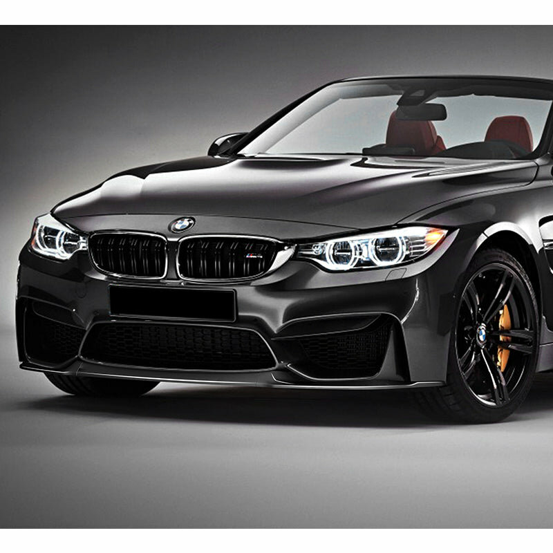 Губа сплиттер переднего бампера BMW M3/M4 F80\F82\F83 2014-2019 — фото 3