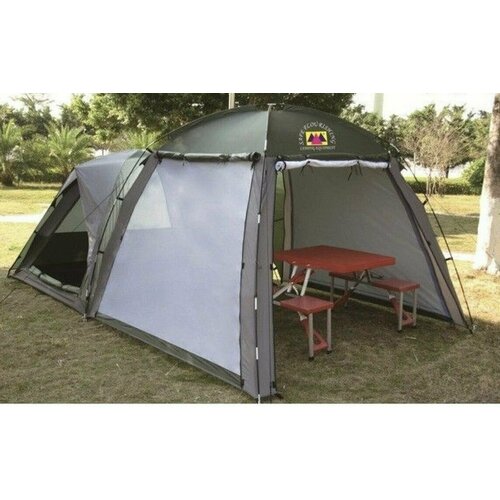 палатка туристическая 4 х местная с шатром и навесом 2579 Палатка 4-местная с шатром