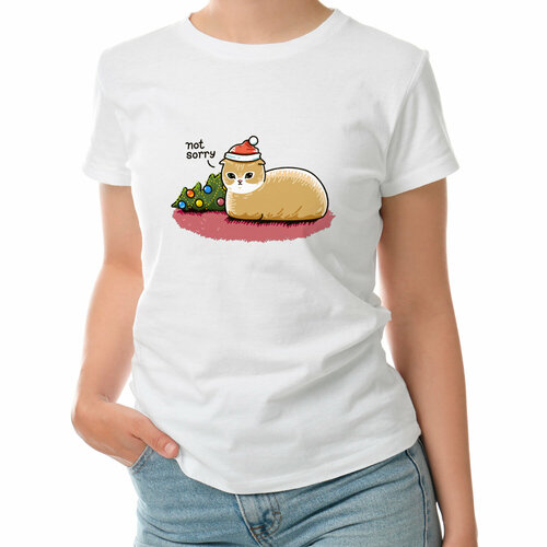 фото Футболка roly, размер m, белый