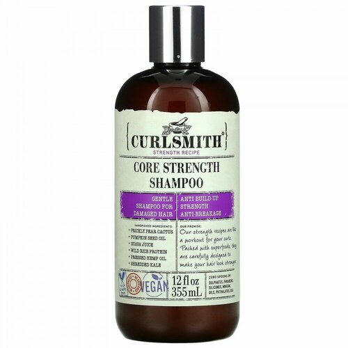 Curlsmith, Core Strength Shampoo, For Damaged Hair, 12 fl oz (355 ml)