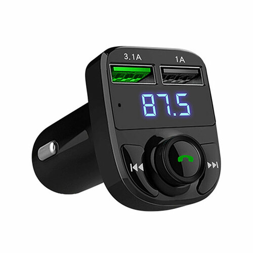 Автомобильный Bluetooth FM-трансмиттер MP3-плеер MyPads BC-33QC Hands-free 2xUSB-3.1A/1.0A с быстрой зарядкой Fast charger Черный