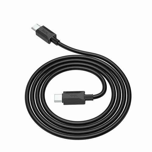 USB-C кабель HOCO X73 Type-C 3А PD60W силикон 1м (черный) usb c кабель hoco x73 type c 3а pd60w силикон 1м белый