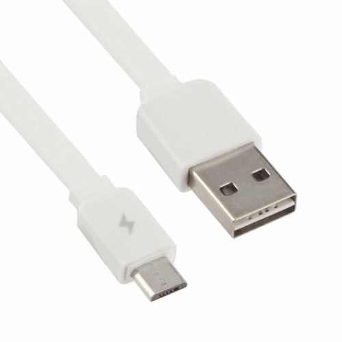 USB Дата-кабель Remax Micro USB плоский Safe&Speed 1м (белый) кабель брелок microusb gmini gm mus200fkl плоский зеленый