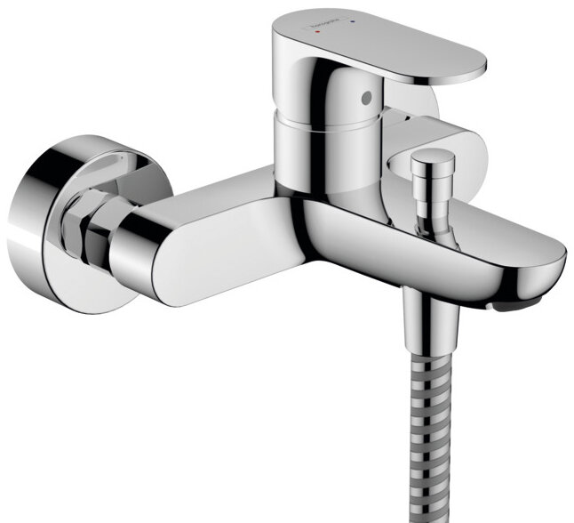 Смеситель для ванны hansgrohe Rebris S, внешнего монтажа 72440000, хром - фото №1