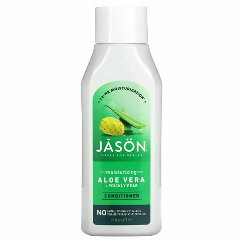 Jason Natural, Moisturizing Conditioner, Aloe Vera + Prickly Pear, 16 oz (473 ml)