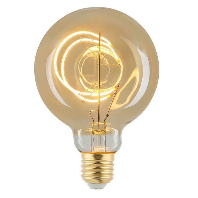 Лампа GLDEN-G95SW-8-230-E27-2700 Золотая 5/20, цена за 1 шт