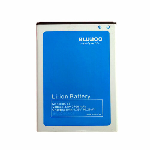 Аккумуляторная батарея MyPads BG14 для телефона Bluboo D6 на 2700mAh