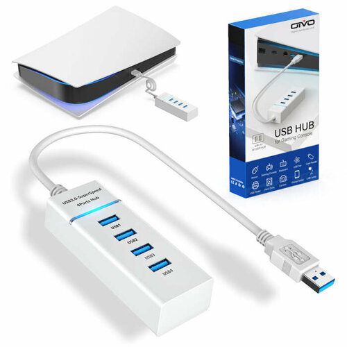 Разветвитель USB 30 Super Speed 4 Ports Hub OIVO IV-P5223 1390₽