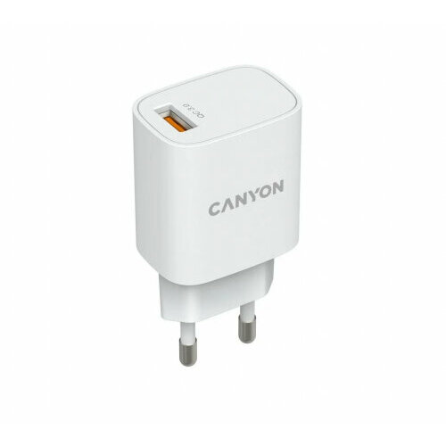 Сетевое зарядное устройство Canyon CNE-CHA18W, белый