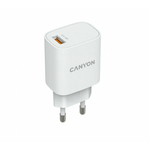 Сетевое зарядное устройство Canyon CNE-CHA18 Вт белый