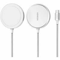 Беспроводное зарядное устройство UGREEN CD284, MagSafe, 15W, белый