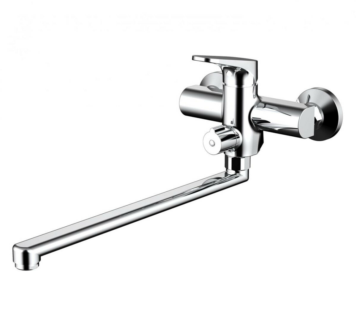 Bravat F6191238CP-01L-RUS Eler Смеситель для ванны c длинным изливом хром