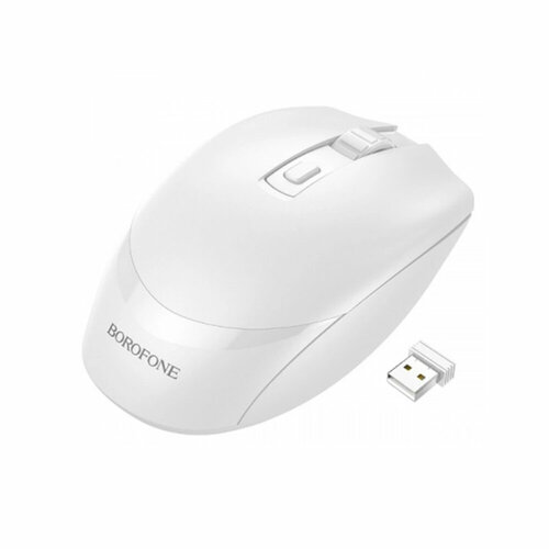 Мышь беспроводная Borofone BG7 цвет белый 89000₽
