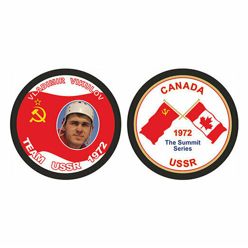 Шайба VEGUM Team Canada-USSR 1972 Викулов шайба vegum team canada ussr 1972 паладиев