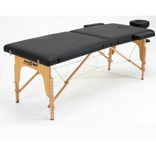 Складной массажный стол Proxima Parma 70 2 секции, макс. нагрузка 250 кг, рама из бука, высота регулируется