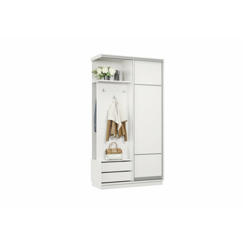 Прихожая Россия Субра белая 120х60х220 см