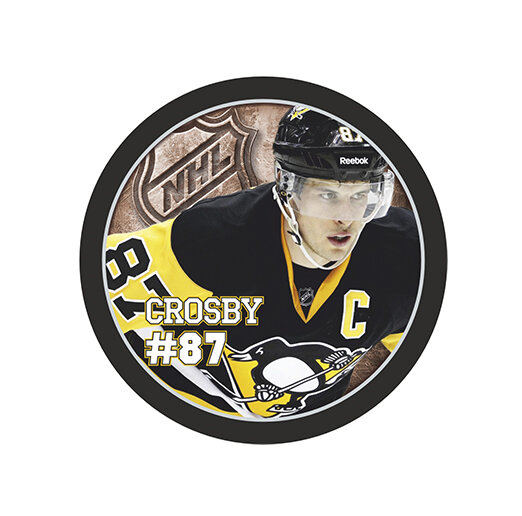 Шайба Rubena Игрок НХЛ CROSBY №87 Питтсбург 1-ст.