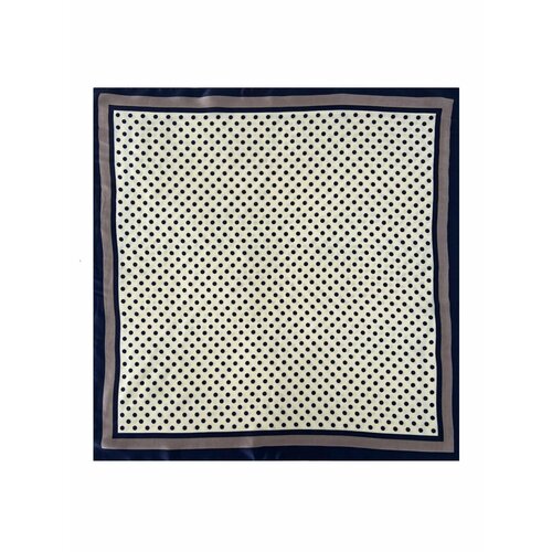 фото Платок ,70х70 см, белый, синий нет бренда