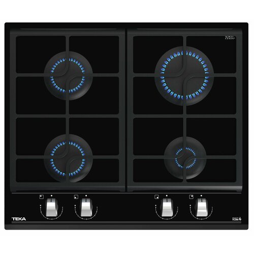 Газовая варочная панель TEKA Total GZC 64300 XBN BLACK 600х510 стеклокерамика черная 7040000₽