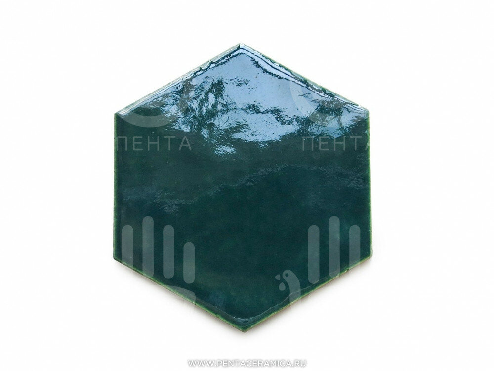 фото Плитка шестиугольник - Морская волна, м2