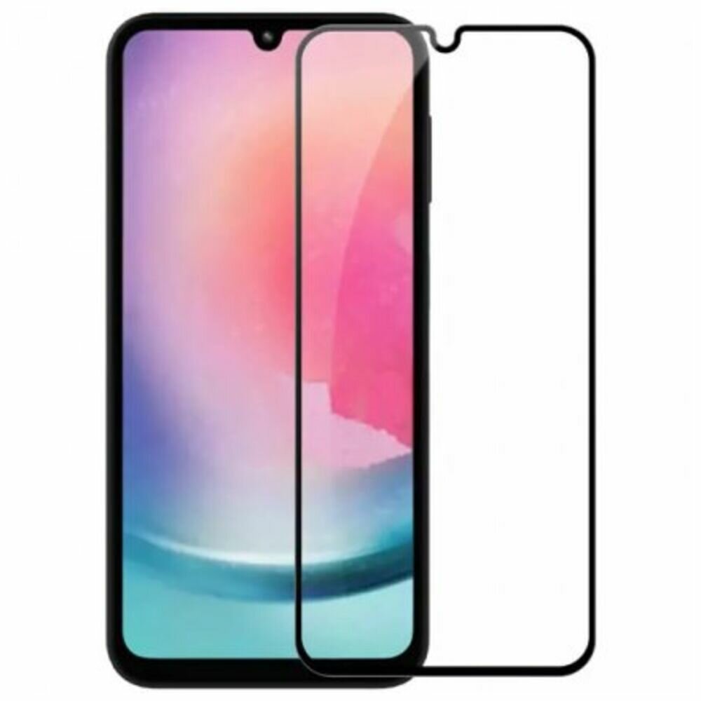 Защитное стекло для Samsung Galaxy A15 4G/A15 5G/A24 4G/A25 5G/M15 5G/M34 5G/F15 5G Zibelino 5D, с черной рамкой