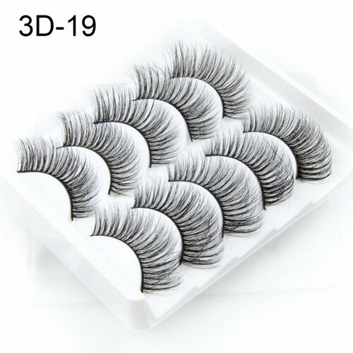 Накладные ресницы NAGARAKU 3D-19 huda beauty faux mink lash накладные ресницы jade