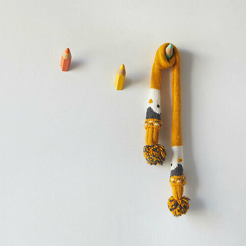 Вешалка настенная Color pencil, набор 3 шт