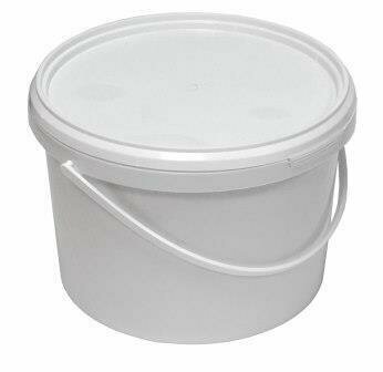 фото Ведро 3л круглое белое с контр. замком