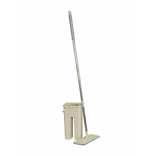 Набор для уборки полов всех типов покрытий Orion, 2 в 1, швабра с микрофиброй и ведро 6 л с отжимом