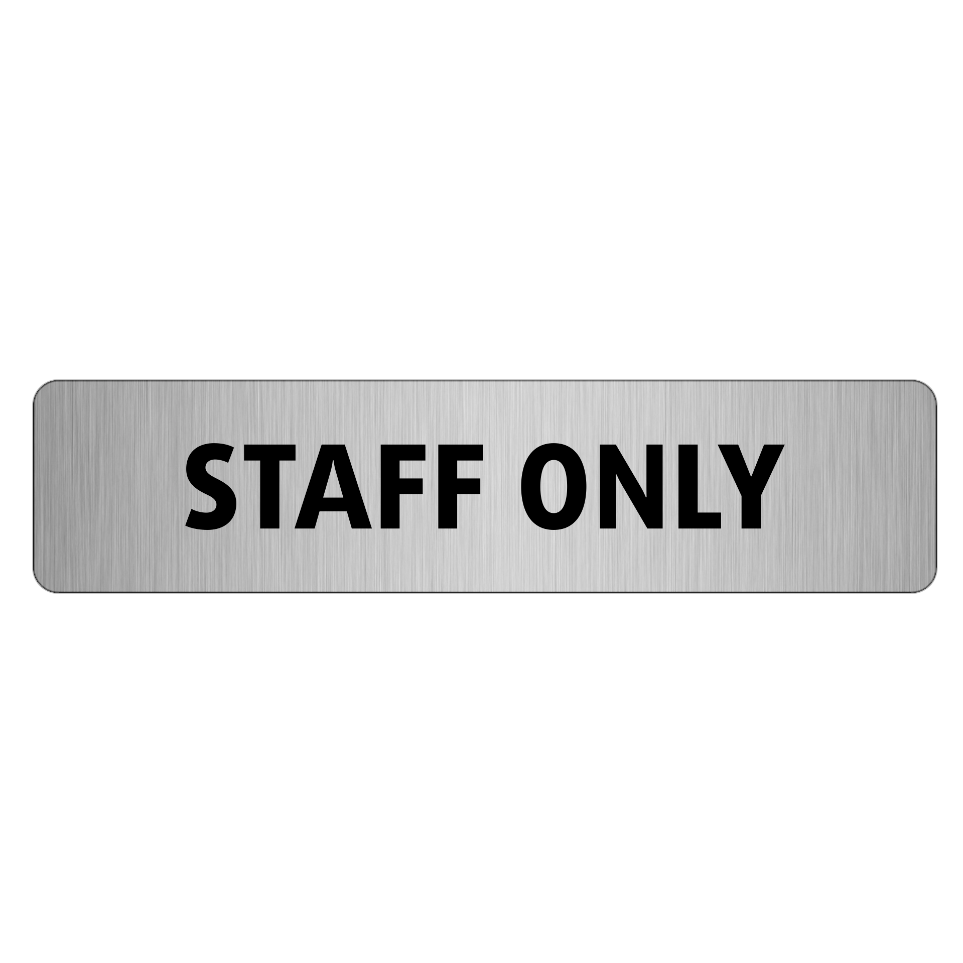 Табличка Engra Staff Only SLV