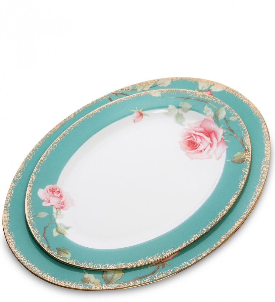 фото JK-234 Набор из 2 блюд "Роза" (Milano Rose Pavone)