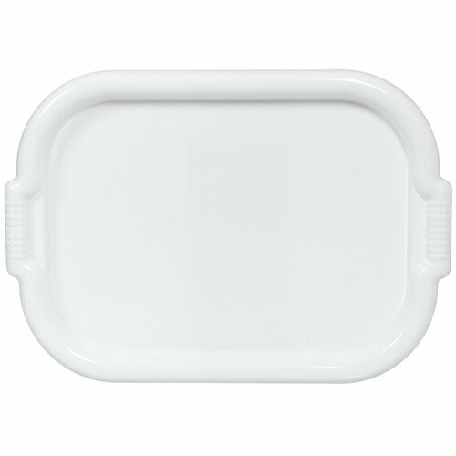 Поднос пластик 36х50 см прямоугольный белый Росспласт РП-141 1666₽