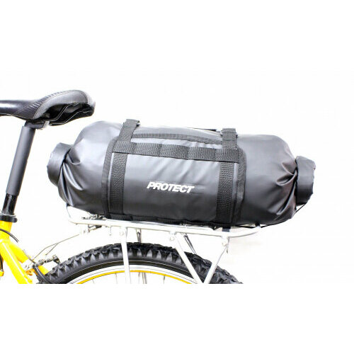 Сумка велосипедная PROTECT SPORT Protect Bikepacking на багажник до 17 литров, черный (гермосумка)