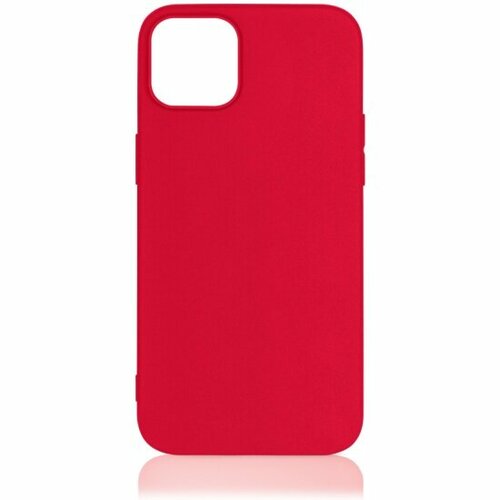 Силиконовый чехол DF для Apple iPhone 14 Plus, iCase-31, красный