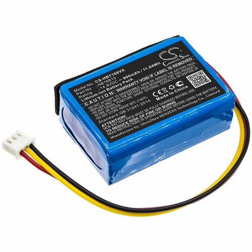 Аккумулятор CameronSino CS-HBT168VX для пылесоса HOBOT 168, 188, 198, 268, 288 (HB16815) 14.8V 800mAh / 11.84Wh