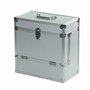 Кейс для виниловых пластинок Retro Musique Aluminium LP Vinyl Storage Case Silver