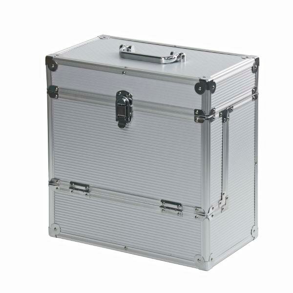 фото Кейс для виниловых пластинок Retro Musique Aluminium LP Vinyl Storage Case Silver