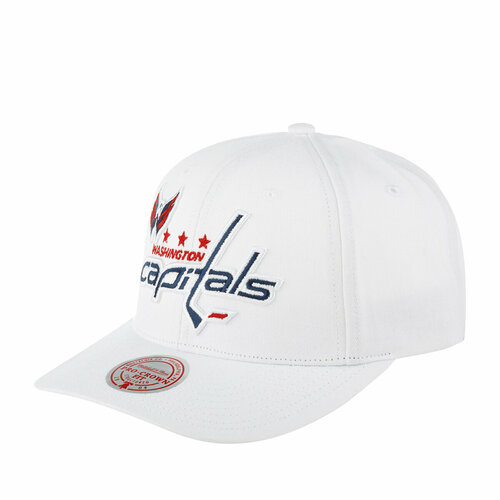фото Бейсболка mitchell & ness, размер onesize, белый