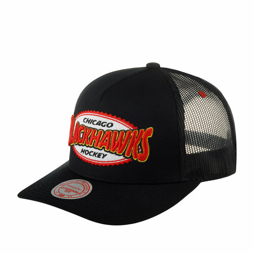 фото Бейсболка mitchell & ness, размер onesize, черный