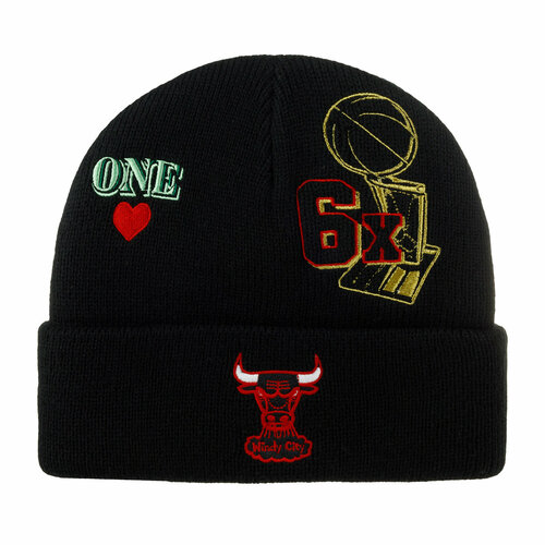 Шапка Mitchell & Ness, размер OneSize, черный