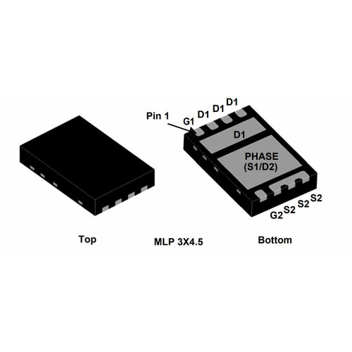 Микросхема FDML7610S N-Channel MOSFET 30V 30A MLP