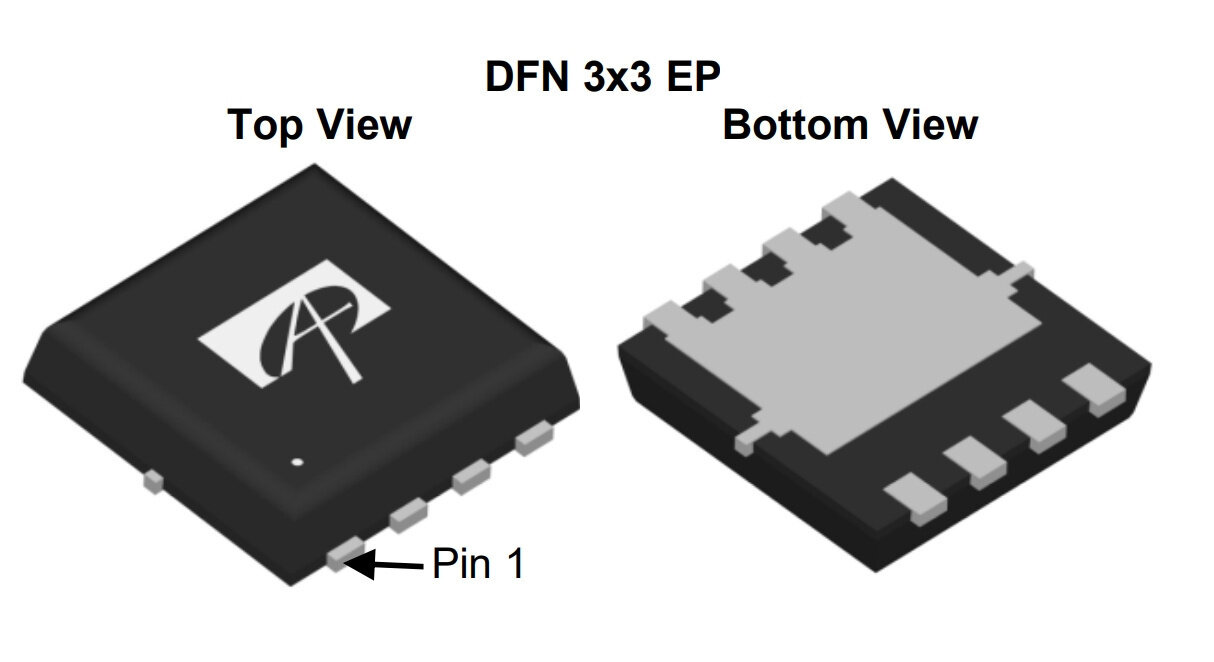 Микросхема AON7508 N-Channel MOSFET 30V 32A DFN3x3EP