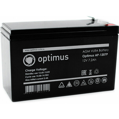 Optimus Аккумуляторная батарея Optimus AP-1207P