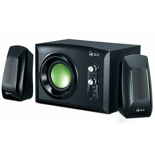 Акустическая система Genius SW-G21 1200 Black 21 12 Вт пластик черный 950100₽