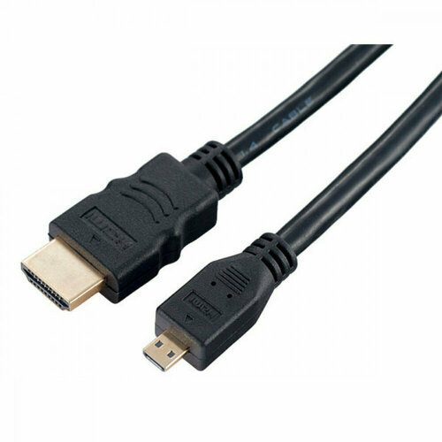 PERFEO, Кабель, HDMI A вилка - HDMI D (micro HDMI) вилка, версия 1.4, 2 метра (H1102) кабель perfeo h1304 hdmi a hdmi a 2 м