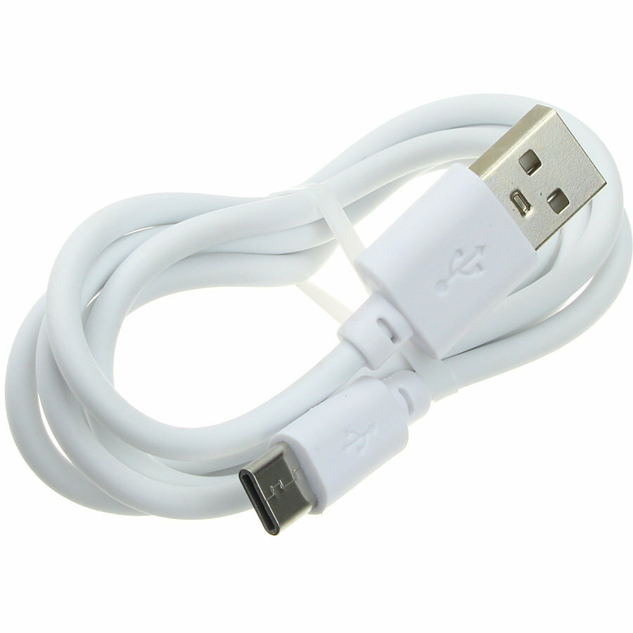 Шнур USB A-USB Type C 1м OD4.0/ROHS/медь 2А белый